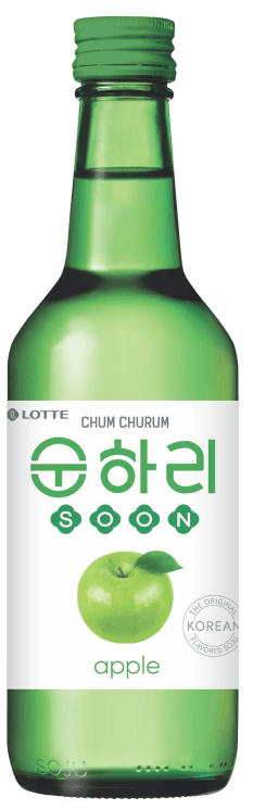 Botella de Soju sabor Manzana verde