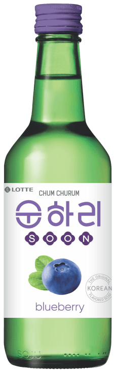 Botella de Soju sabor Blueberry