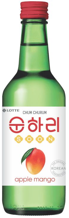 Botella de Soju sabor Mango